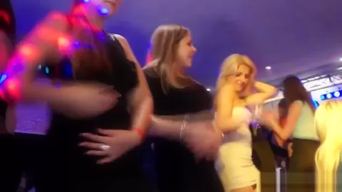 Amateur eurobabes cumdrenched at dance party