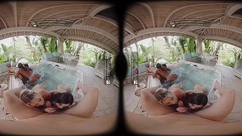 VR Bangers Super Hot Outdoors Orgy Sex With 4 Hot Girls VR Porn