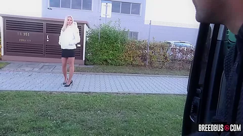 Hitchhiker Loves my Curvy Cock in the BreedBus