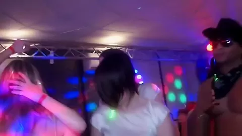 Amateur euro sexparty teen 18+ tugging two cocks