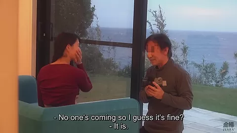 Japanese female employee filming JAV directors filming their own movies