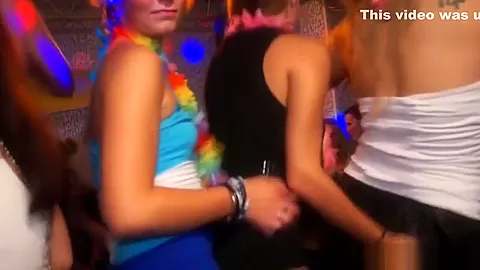 Amateur euroteen party with upskirt babes