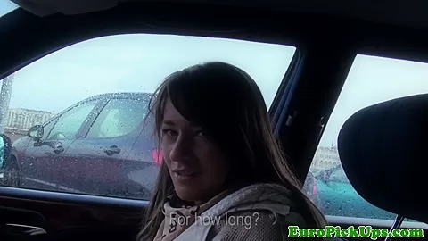 European amateur pickedup and pussyfucked