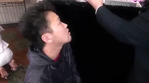 Two lovely girls test their blowjob skills