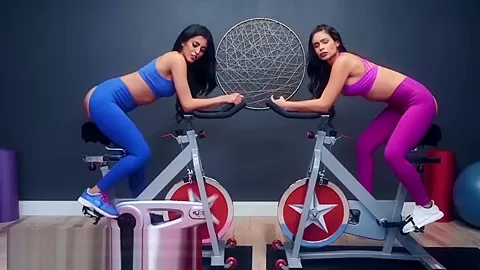 Reality Kings - Big butt Lesbians teens 18+ eat ass at the gym