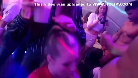 Amateur euro babes riding cock at wild party