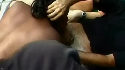 Fat Chocolate Slut In Interracial Gangbang