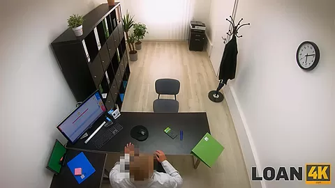 LOAN4K. Woman gives pussy to the lender and waits for some money back