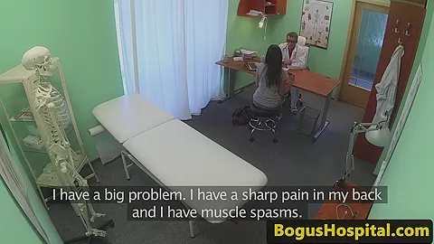 Busty euro amateur pussyfucked by doctor
