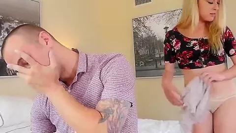 Cheerleader waiting for cheating fuck