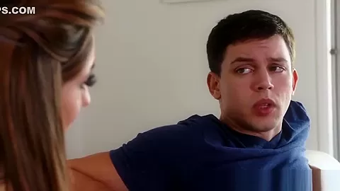 Sexy teenage stepsister sucking big dick