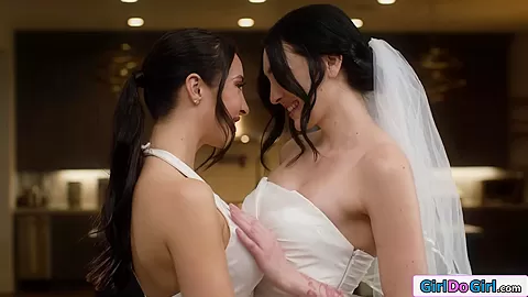 That wedding dress needs to come off so I can eat your pussy