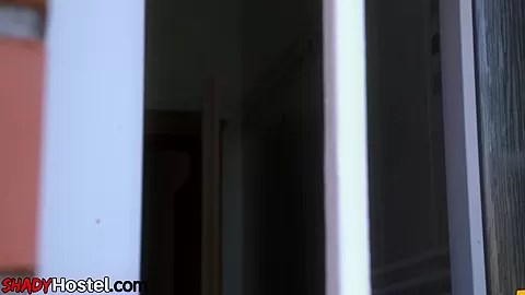 Pornstar anal bae rides BFs cock with her ass in hostel room