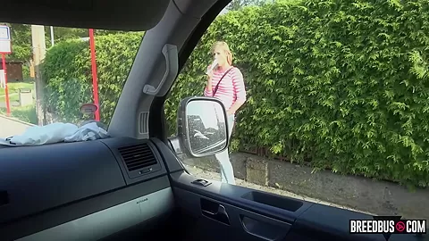 Hot Hitchhiker Gets Fucked for a Ride in the BreedBus