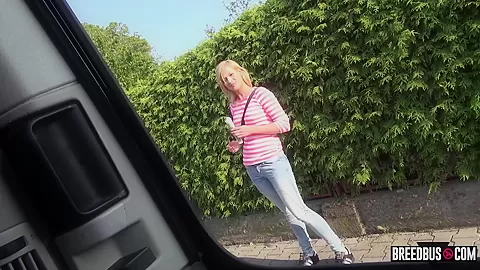 Hot Hitchhiker Gets Fucked for a Ride in the BreedBus