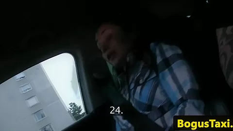 Amateur euro honey doggystyled by cabbie