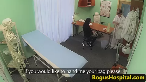 Bogus european doc bentover screwing patient
