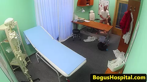 euro babe pussylicked by the doctor