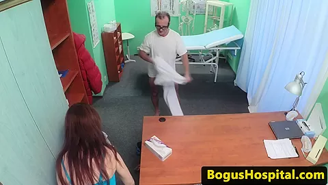 euro babe pussylicked by the doctor