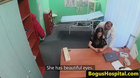 euro babe pussylicked by the doctor