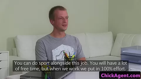 casting agent sucks client and gets a facecreamed