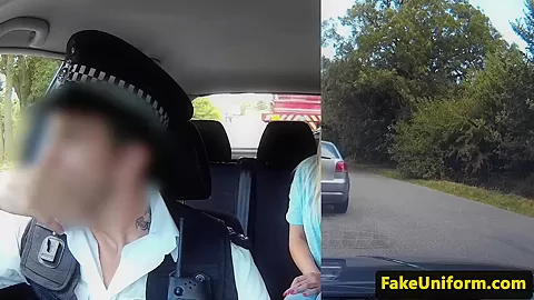 Facialized prisoner slams cop on sofa