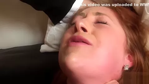 Deepthroated Ginger Brit Enjoys Rough Treatment