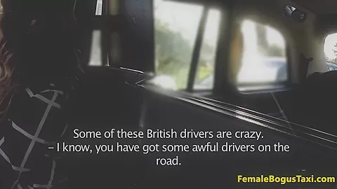 glamourous woman cabbie slammed and orally pleasured