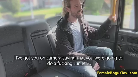 lady taxi driver facefucked by passenger