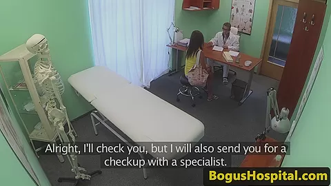 Euro patient licked out by horny doctor