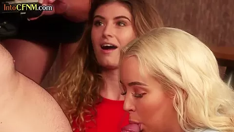CFNM voyeur films group college HJ with cum of her students