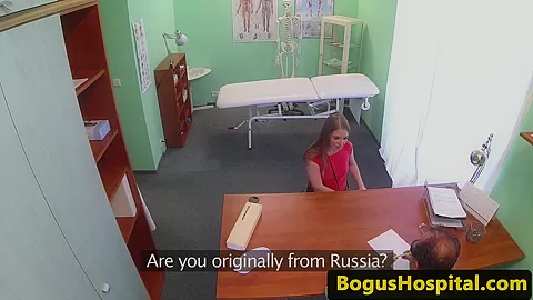 Russian tourist pussyfucked by doctors dick