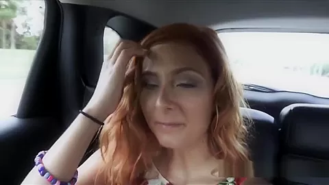 Horny Redhead teen 18+ Fucked By Cab Driver