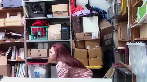 Redhead Babe Cassidy Punished For Stealing