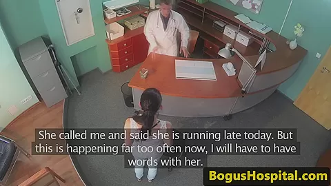 Real euro bent over and fucked by doctor