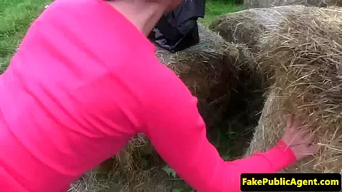 Amateur euro doggystyled outdoors until cum