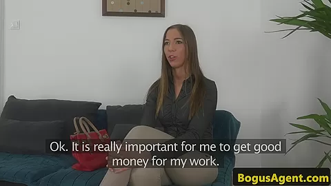 Euro casting babe pussy pounded