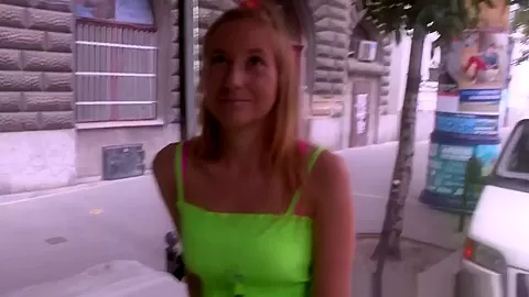 Ginger Euro Cockriding In Public Til Creampie