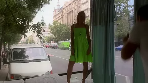 Ginger Euro Cockriding In Public Til Creampie