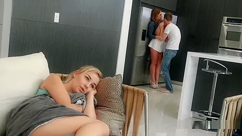 Bf Bangs Natural Busty Stepsis Of Gf