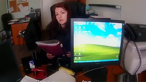 Stockinged Redhead Euro Pickedup And Fucked