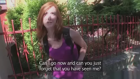 Ginger head teen 18+ Public agent Full video
