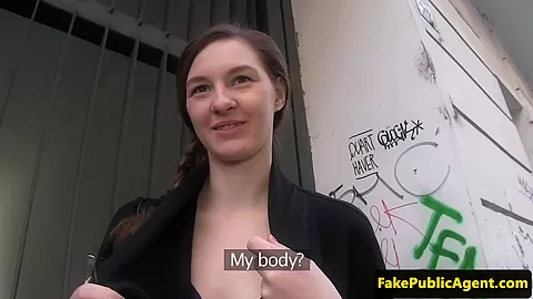 Pulled girlnextdoor public fucked for cash