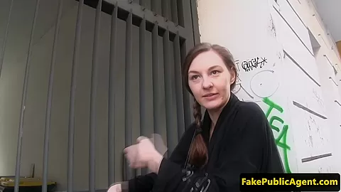 Pulled girlnextdoor public fucked for cash