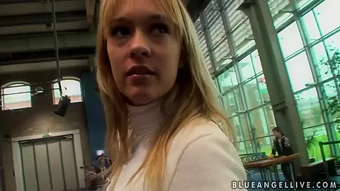 A group of blondes goes to a science fair