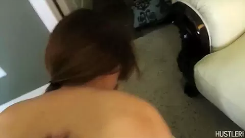 Horny Asian teen 18+ swallowing dick