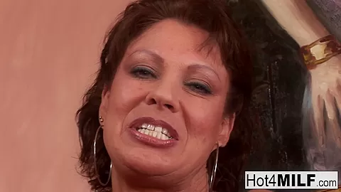 Busty Milf Vanessa Takes Some Black Cock - Hot4MILF