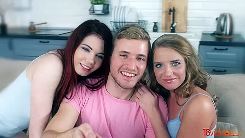 18 Videoz - Fuck-loving teens 18+ share cock