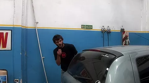Bitch Blowing And Fucking Her Mechanic - HotEuroGirls