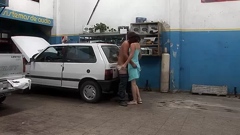 Bitch Blowing And Fucking Her Mechanic - HotEuroGirls